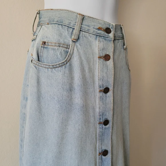 Vintage Jeans Skirt - Picture 3 of 11
